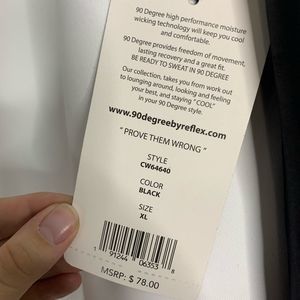 90 Degree By Reflex Pants - New 90 degrees by reflex black shiny capris xl 90 Degree By Reflex Pants - New 90 degrees by reflex black shiny capris xl
